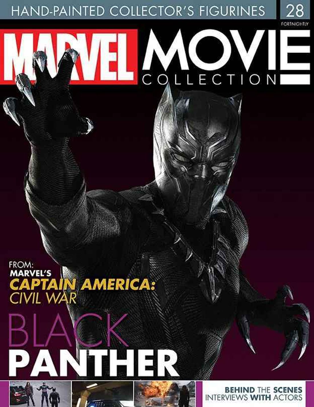 MARVEL MOVIE COLLECTION magazine side cover Issue 28   