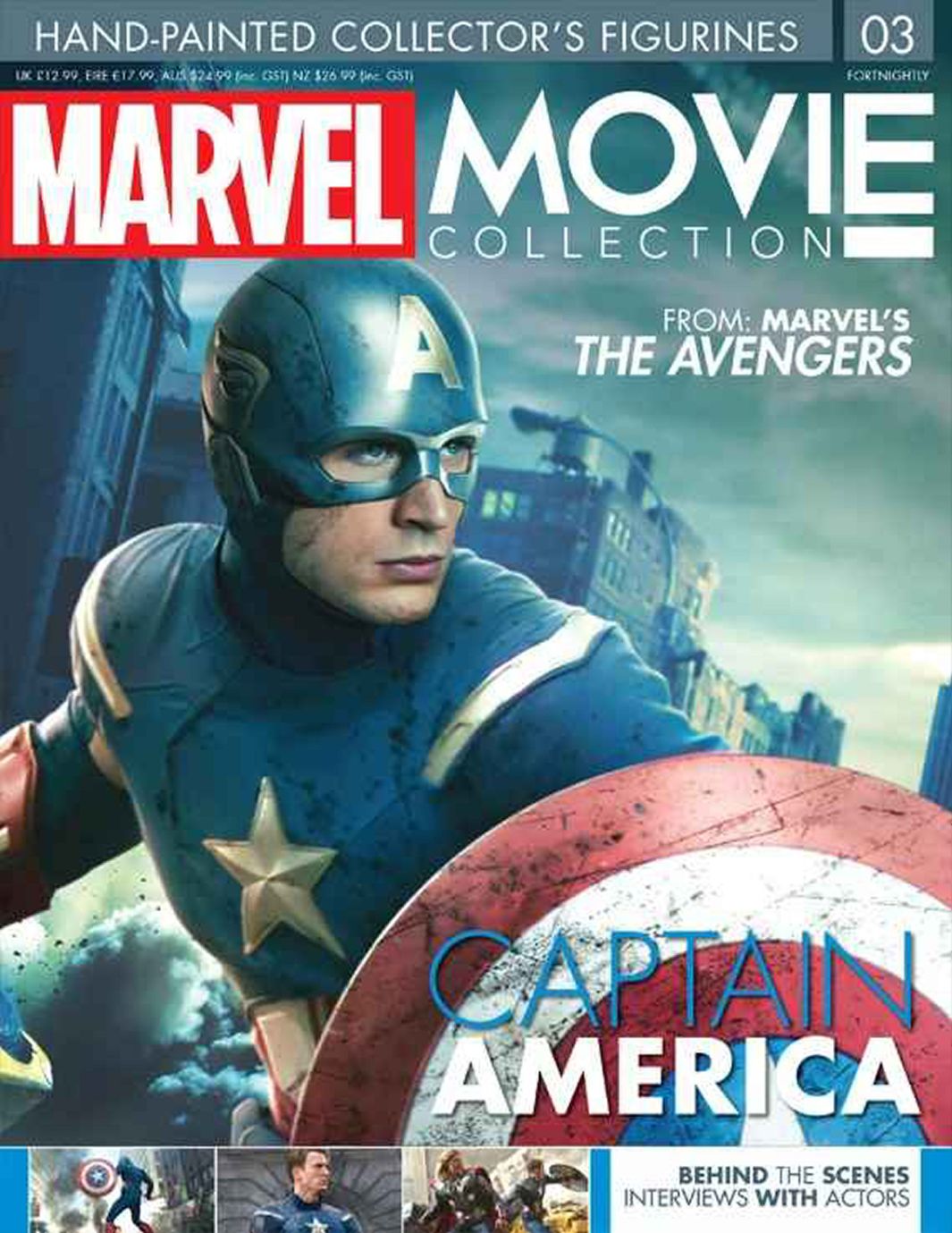 MARVEL MOVIE COLLECTION magazine side cover Issue 3   