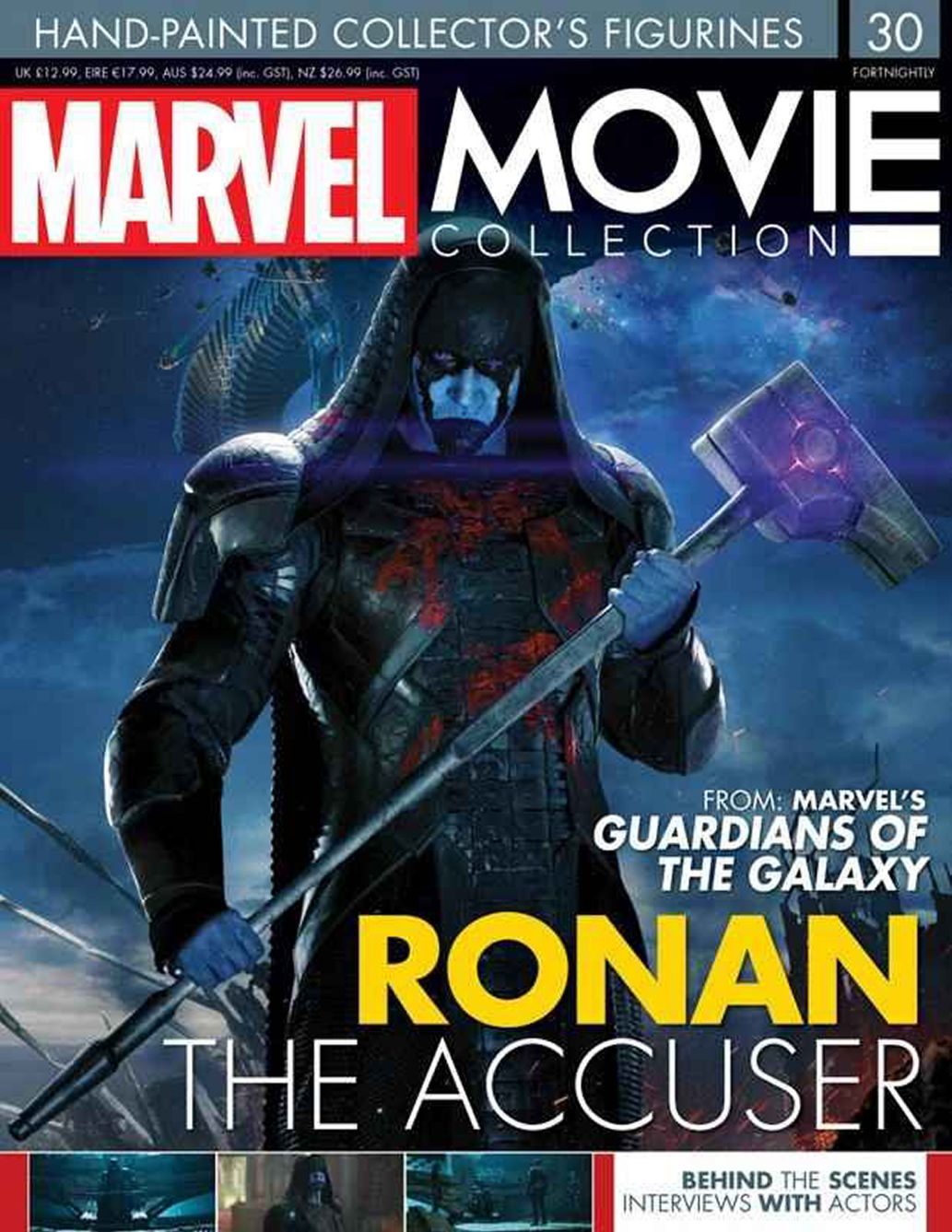MARVEL MOVIE COLLECTION magazine side cover Issue 30   