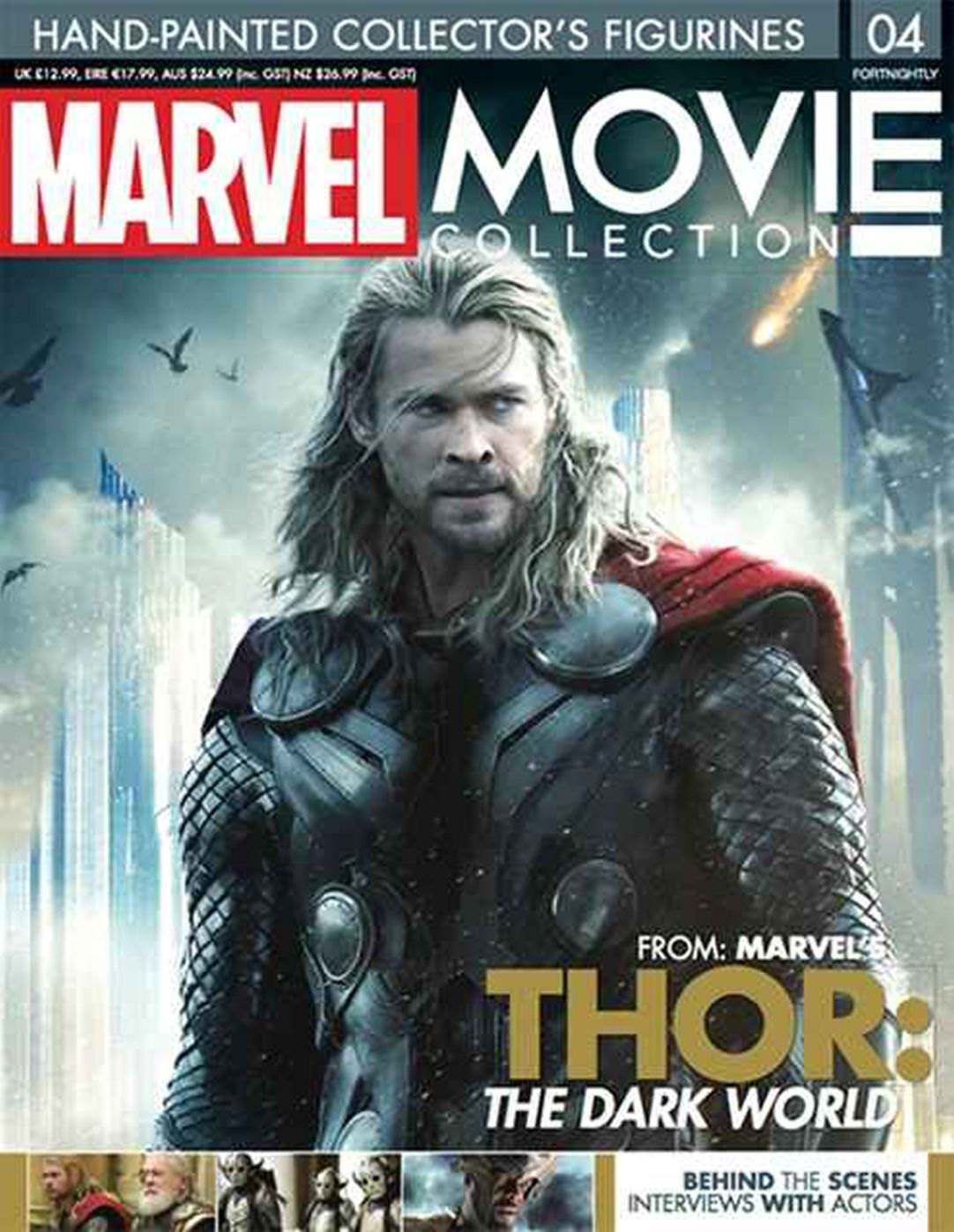 MARVEL MOVIE COLLECTION magazine side cover Issue 4   