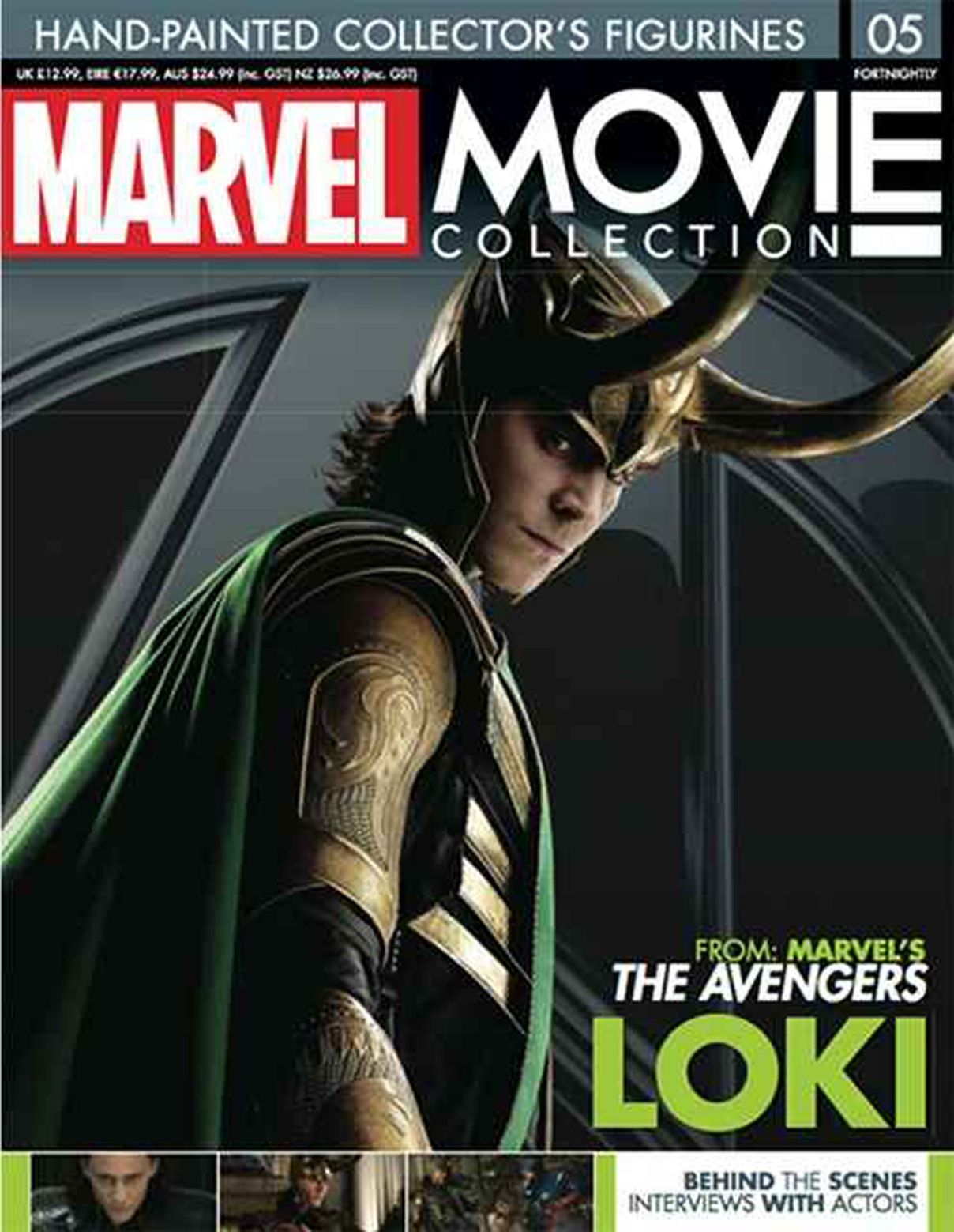 MARVEL MOVIE COLLECTION magazine side cover Issue 5   
