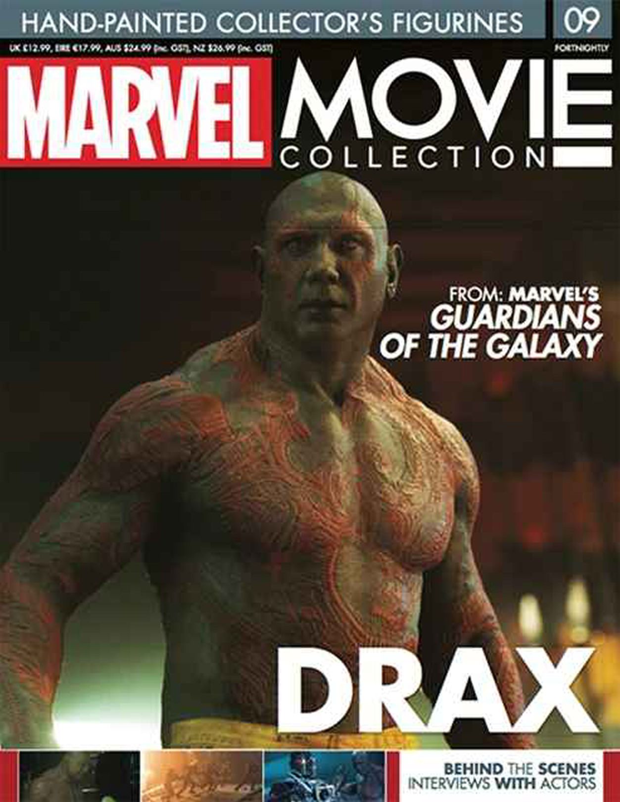 MARVEL MOVIE COLLECTION magazine side cover Issue 9   