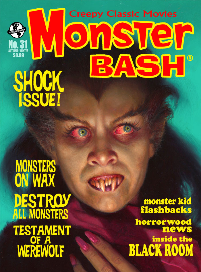 MONSTER BASH magazine cover Issue 31 Autumn/Winter 2017