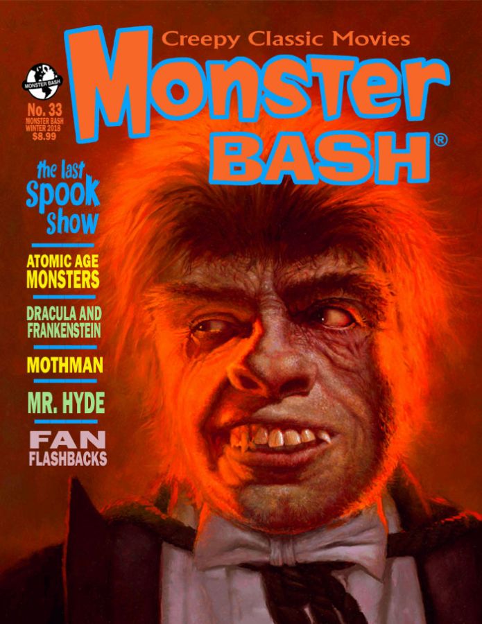 MONSTER BASH magazine cover Issue 33 Winter 2018