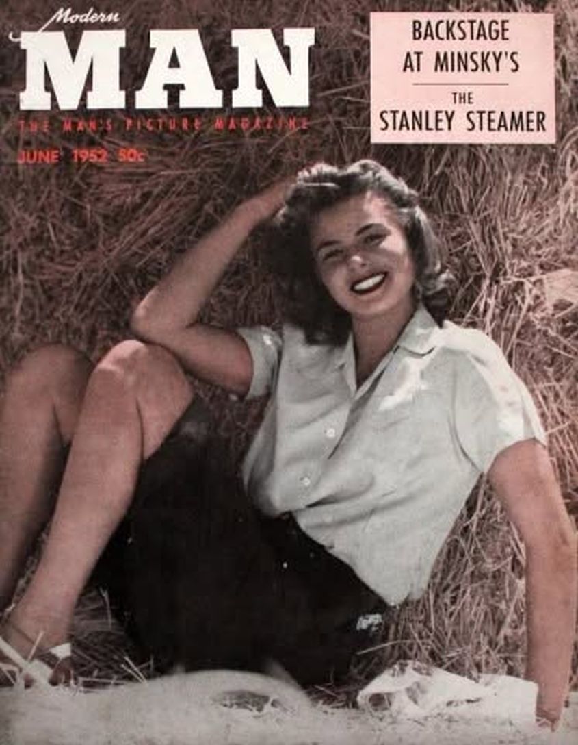 MODERN MAN magazine side cover  June 1952