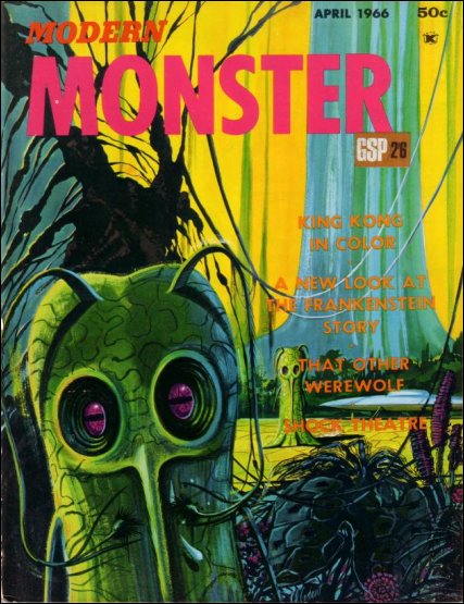 MODERN MONSTERS magazine cover Issue 1 April 1966