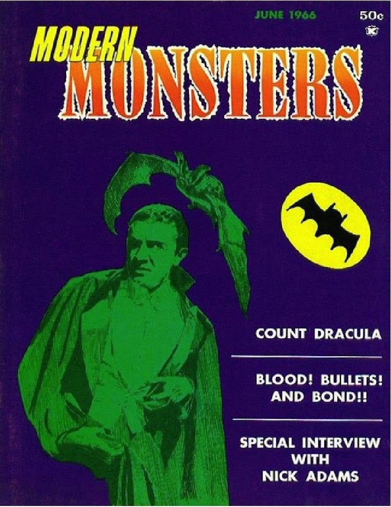 MODERN MONSTERS magazine cover Issue 2 June 1966