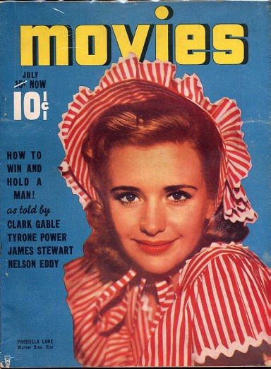 MODERN MOVIES (Ideal) magazine side cover July 1940