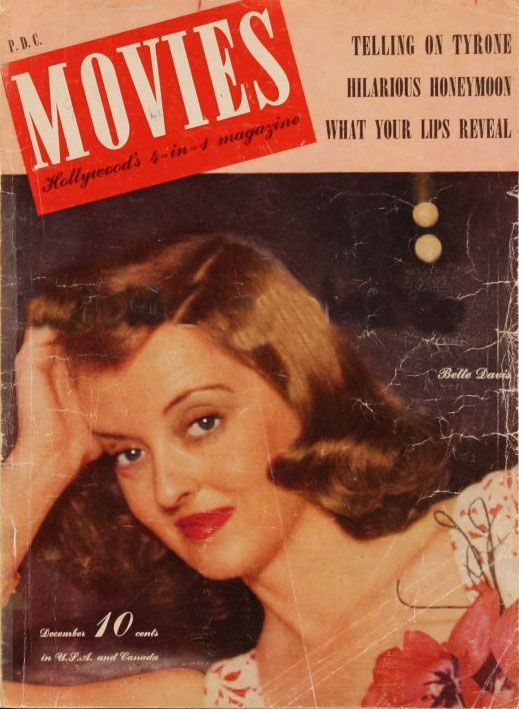 MODERN MOVIES (Ideal) magazine side cover December 1941
