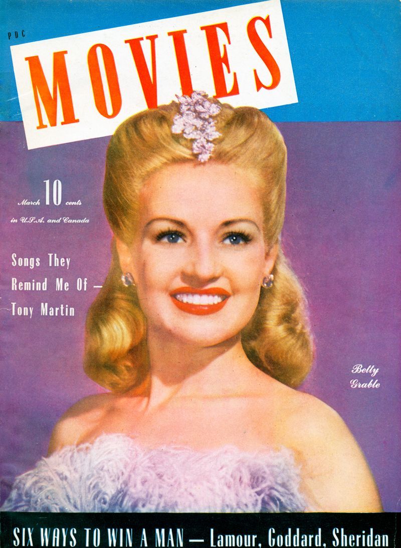 MODERN MOVIES (Ideal) magazine side cover March 1942