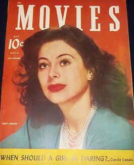 MODERN MOVIES (Ideal) magazine side cover May 1942