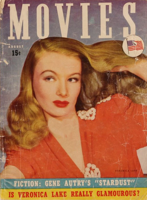 MODERN MOVIES (Ideal) magazine side cover August 1942