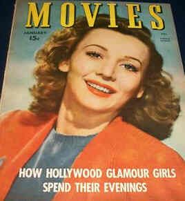 MODERN MOVIES (Ideal) magazine side cover January 1944