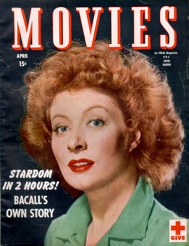 MODERN MOVIES (Ideal) magazine side cover April 1945