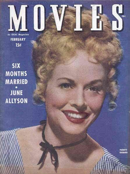 MODERN MOVIES (Ideal) magazine side cover February 1946