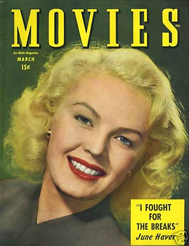 MODERN MOVIES (Ideal) magazine side cover March 1946