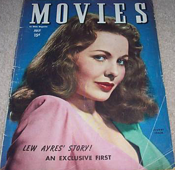 MODERN MOVIES (Ideal) magazine side cover July 1946