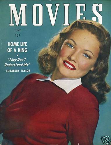 MODERN MOVIES (Ideal) magazine side cover June 1947