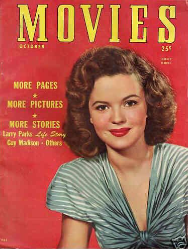 MODERN MOVIES (Ideal) magazine side cover October 1947