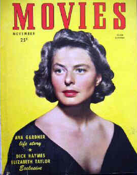 MODERN MOVIES (Ideal) magazine side cover November 1947