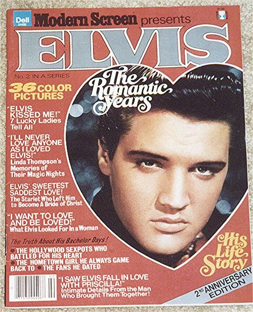 MODERN SCREEN PRESENTS ELVIS magazine cover Issue 2  1979