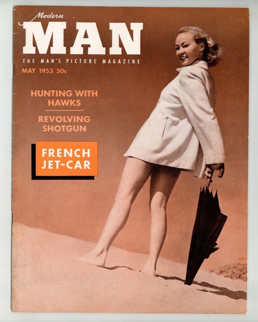 MODERN MAN magazine side cover  May 1953
