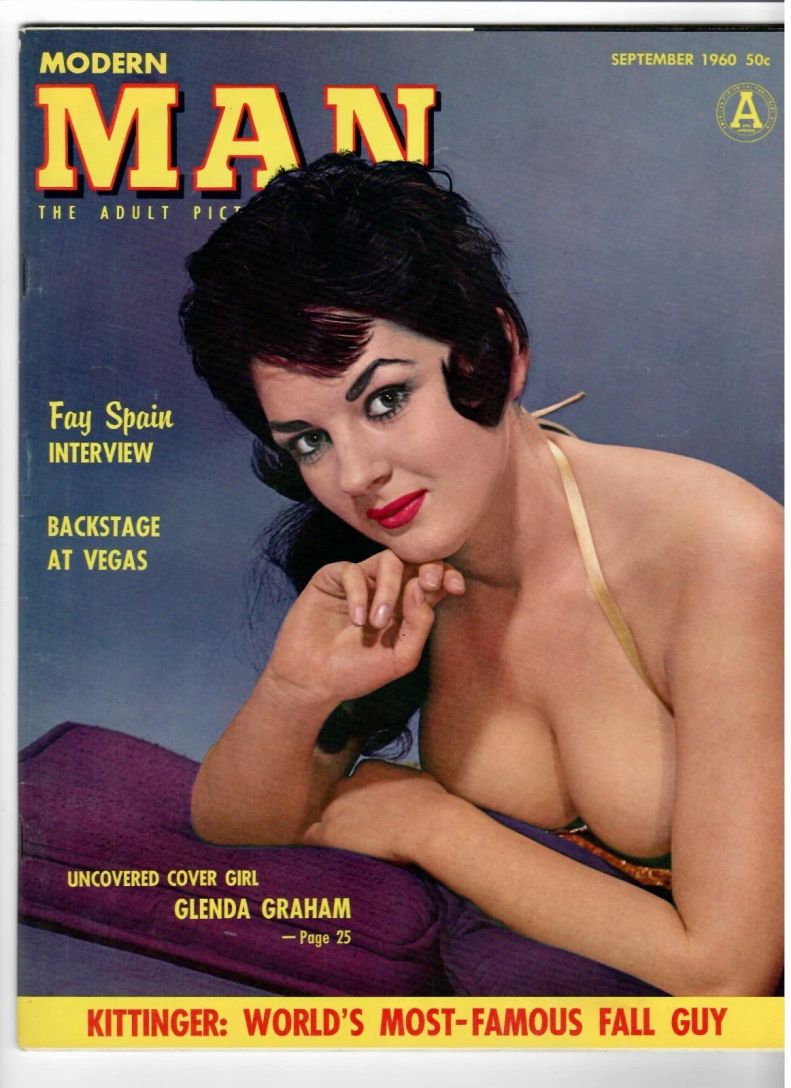 MODERN MAN magazine side cover  September 1960