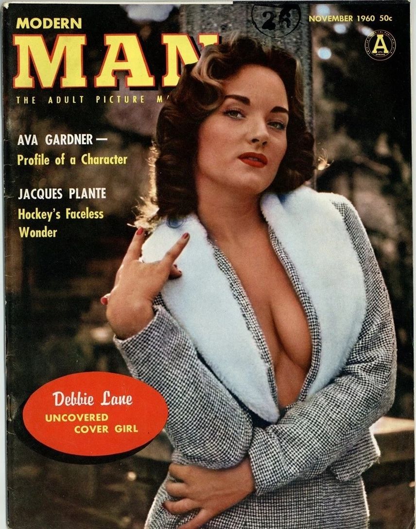 MODERN MAN magazine side cover  November 1960
