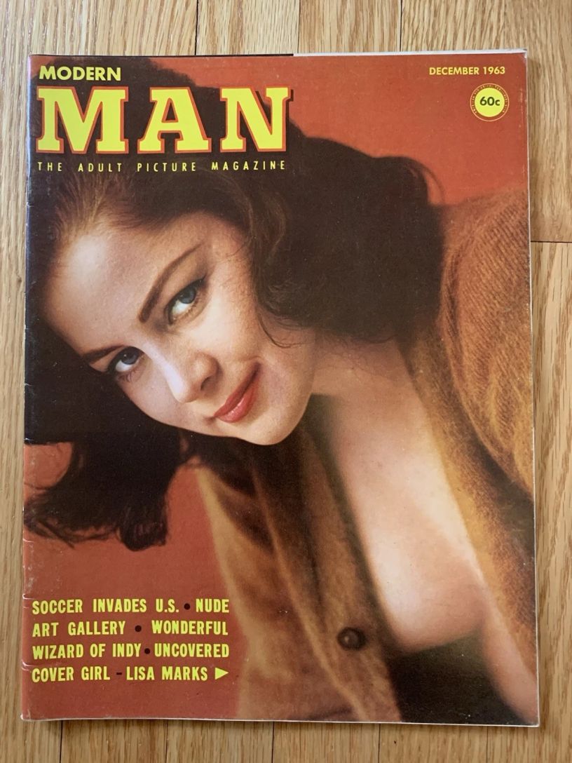 MODERN MAN magazine side cover  December 1963