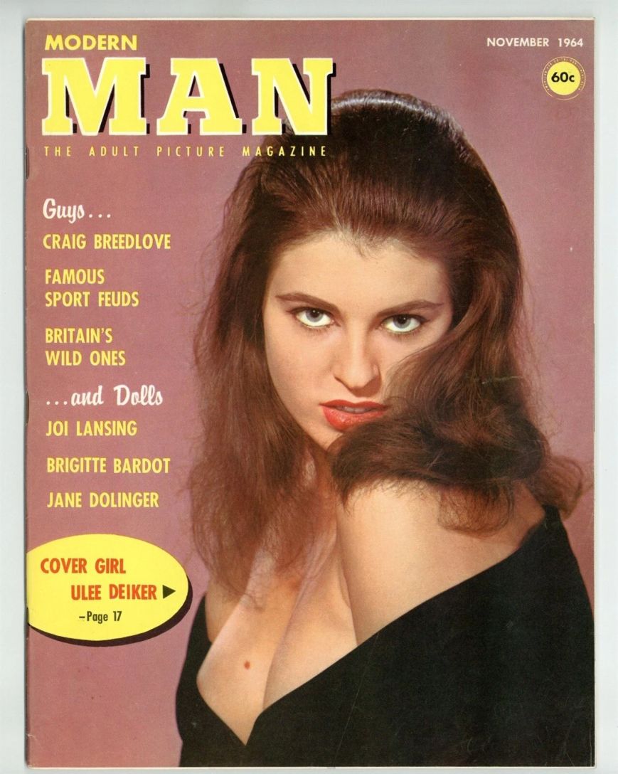 MODERN MAN magazine side cover  November 1964