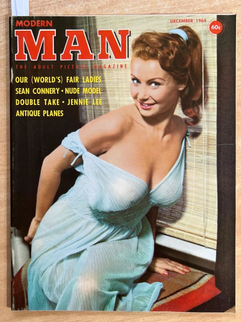 MODERN MAN magazine side cover  December 1964