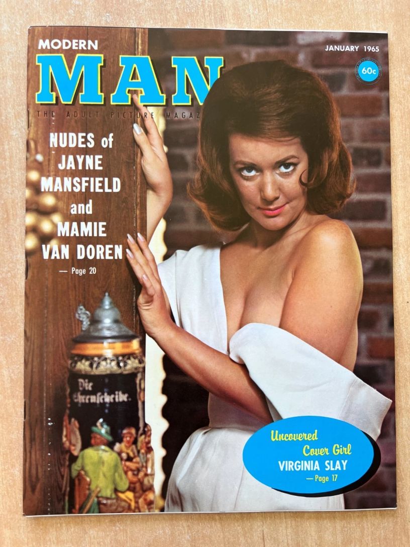 MODERN MAN magazine side cover  January 1965