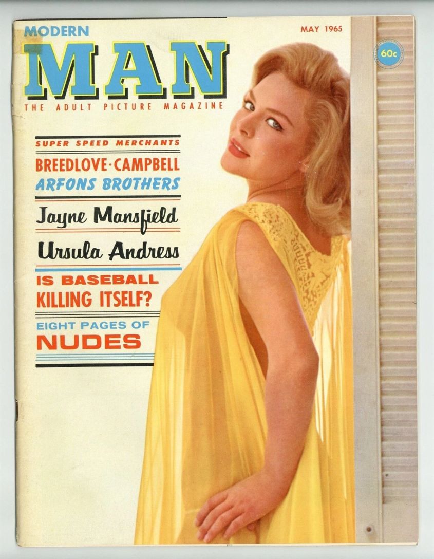 MODERN MAN magazine side cover  May 1965