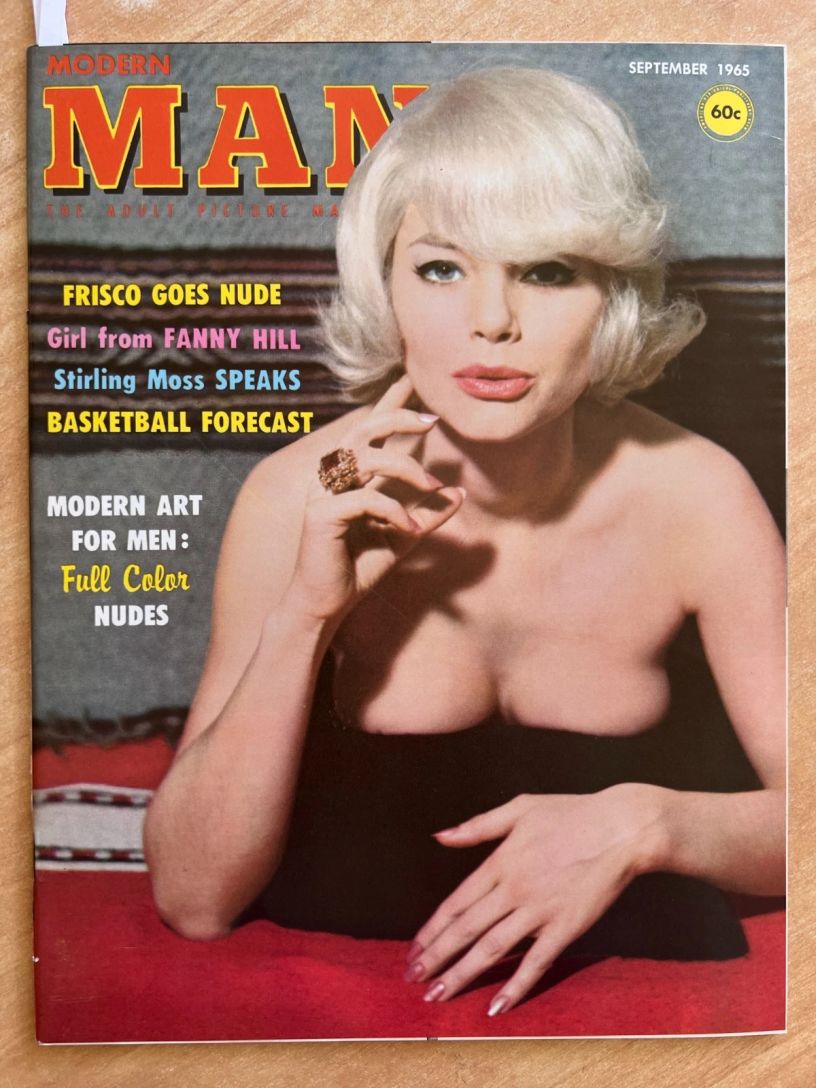 MODERN MAN magazine side cover  September 1965