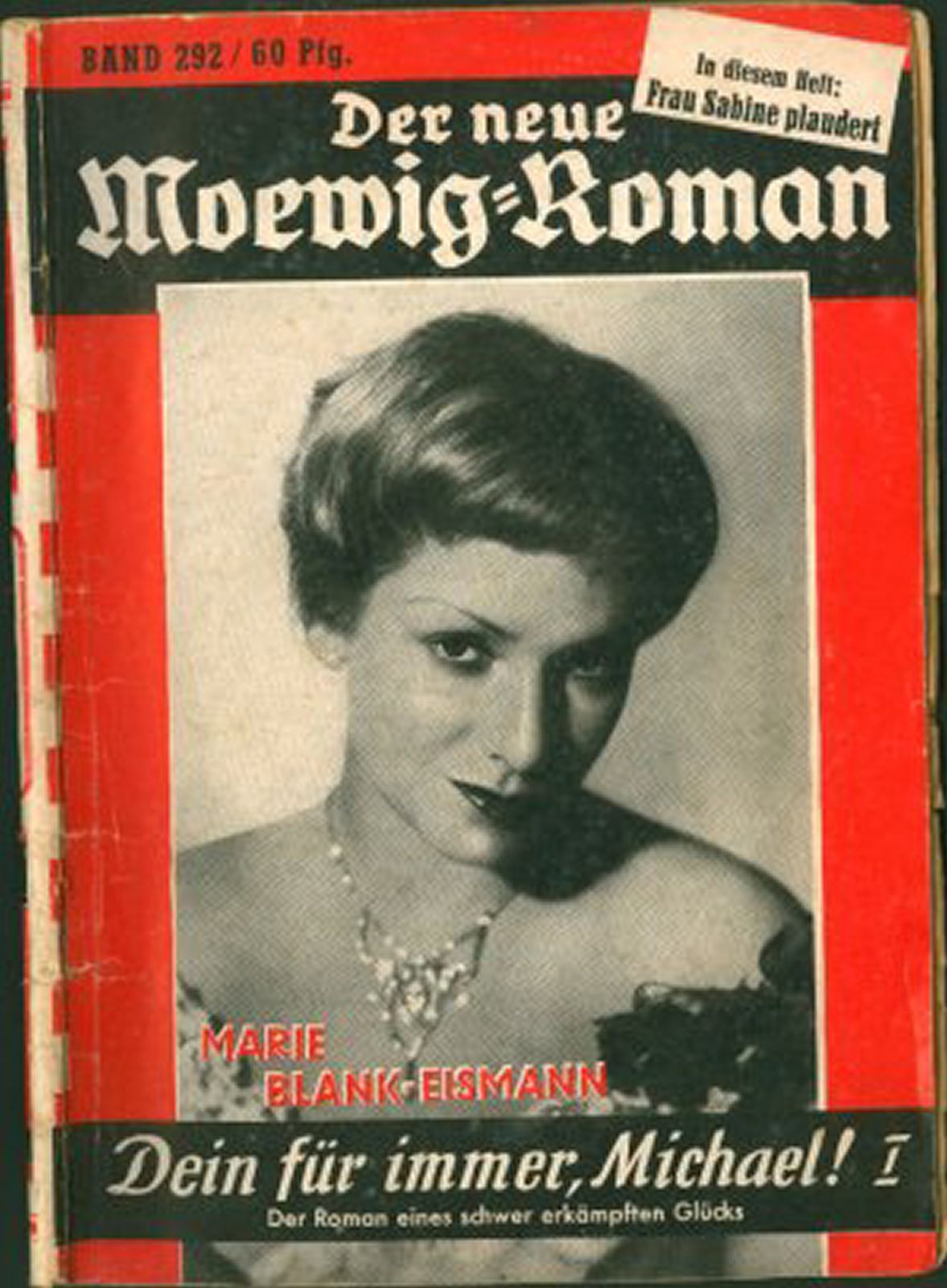 DER NEUE MOEWIG-ROMAN magazine cover Issue 292   