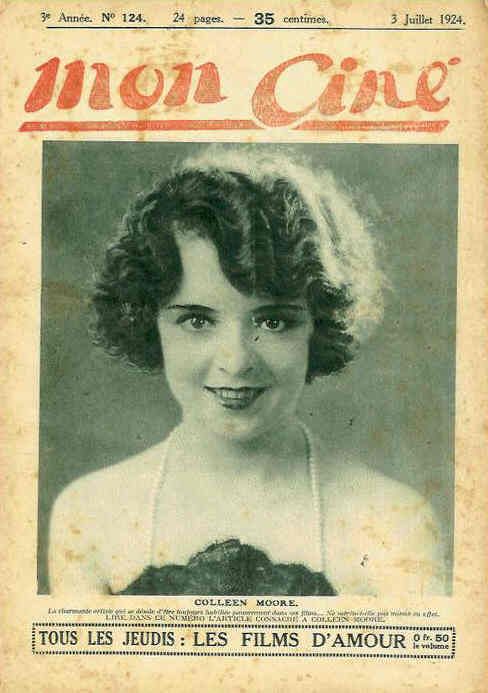 MON CINE magazine cover Issue 124 3 July 1924