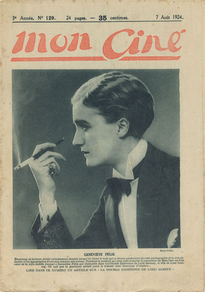 MON CINE magazine cover Issue 129 7 August 1924