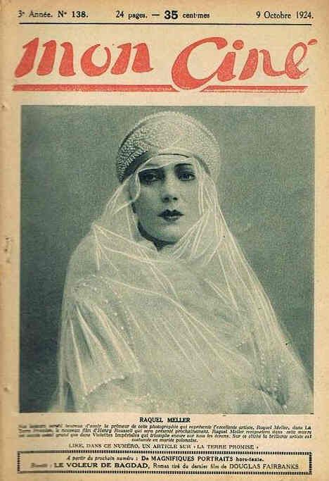 MON CINE magazine cover Issue 138 9 October 1924
