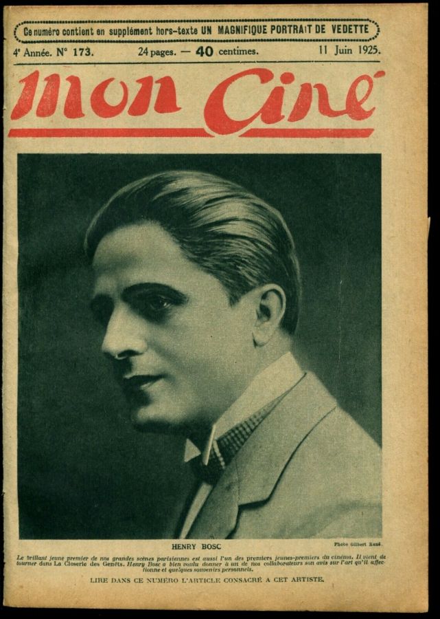 MON CINE magazine cover Issue 173 11 June 1925