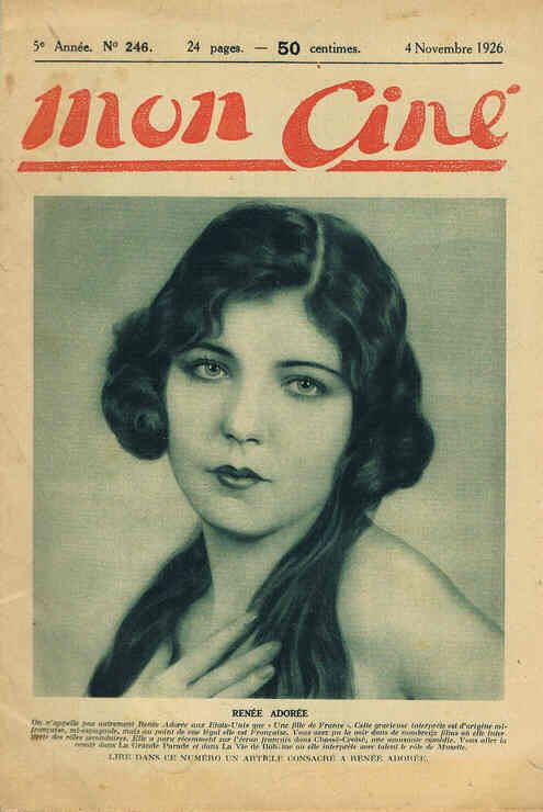 MON CINE magazine cover Issue 246 4 November 1926