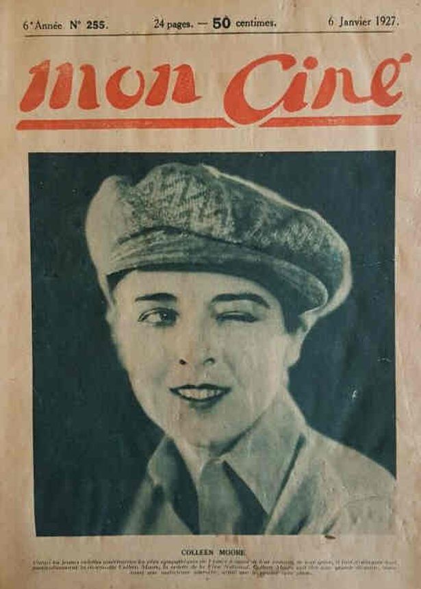 MON CINE magazine cover Issue 255 6 January 1927