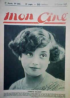 MON CINE magazine cover Issue 262 24 February 1927