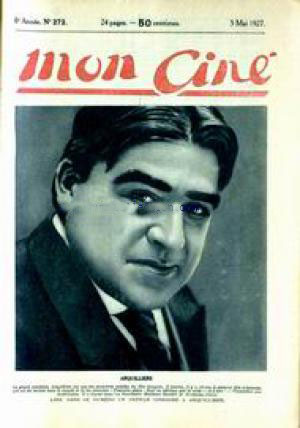 MON CINE magazine cover Issue 272 5 May 1927