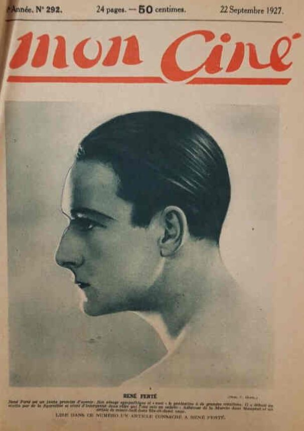 MON CINE magazine cover Issue 292 22 September 1927