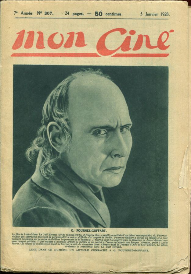 MON CINE magazine cover Issue 307 5 January 1928