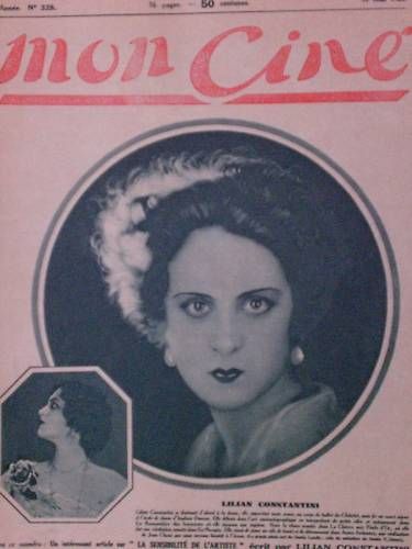 MON CINE magazine cover Issue 328 31 May 1928