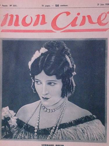 MON CINE magazine cover Issue 331 21 June 1928