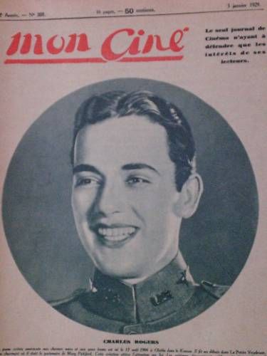 MON CINE magazine cover Issue 359 3 January 1929