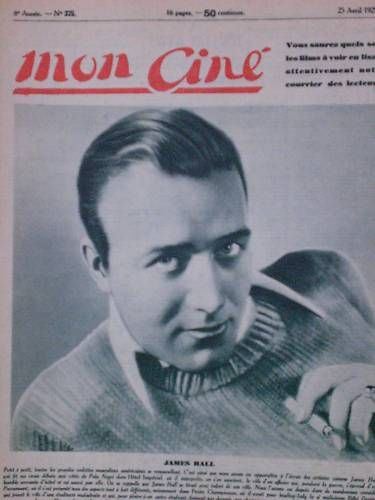 MON CINE magazine cover Issue 375 25 April 1929