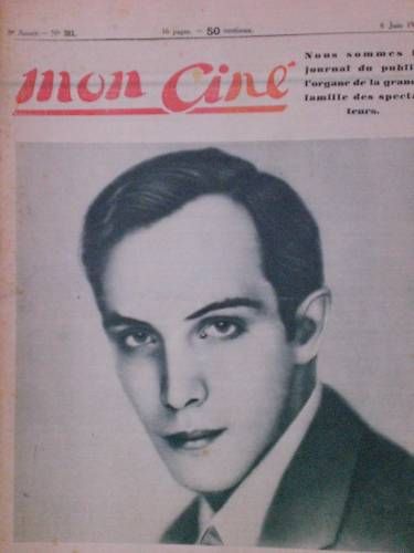MON CINE magazine cover Issue 381 6 June 1929